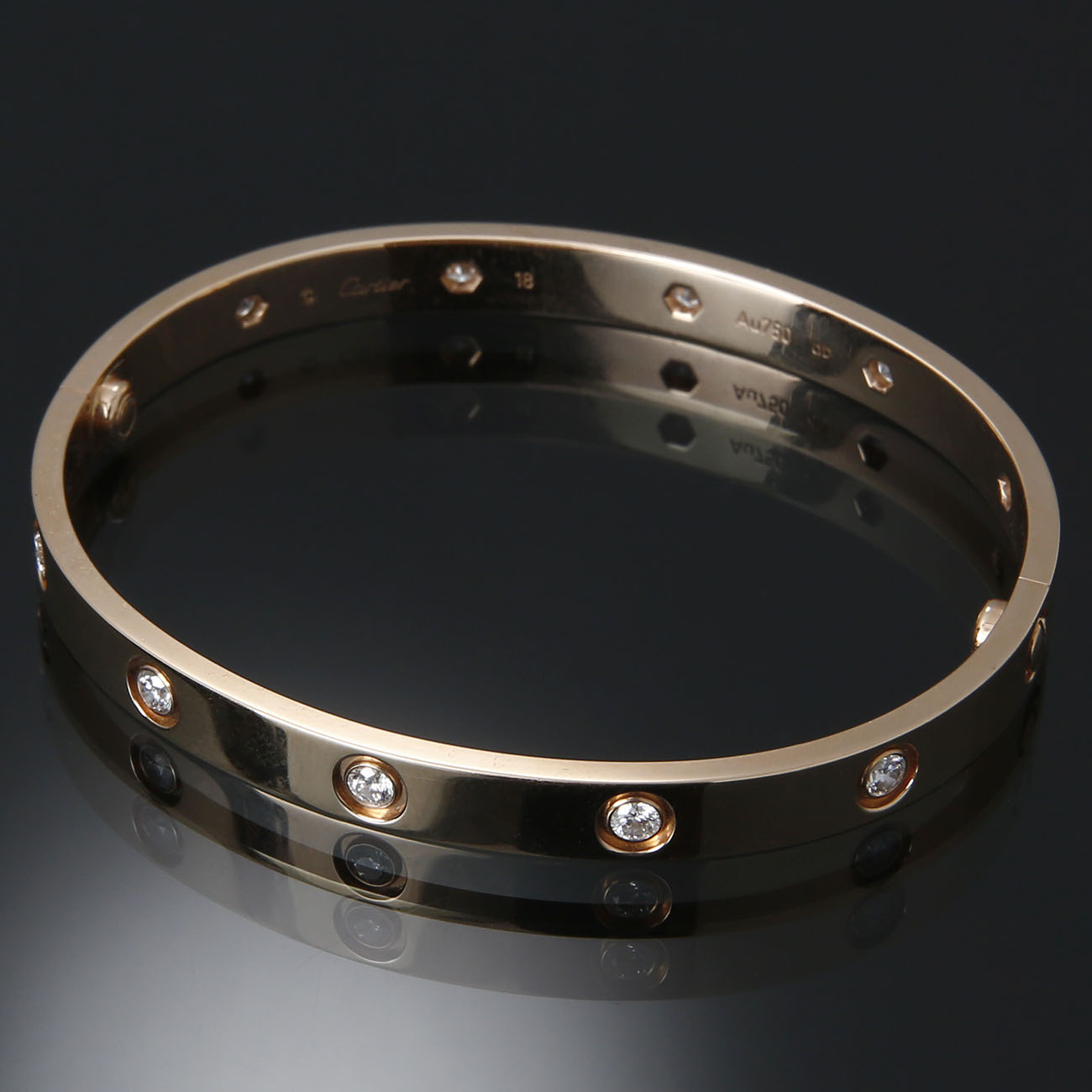 CARTIER(USED)까르띠에 러브 브레이슬릿 10P