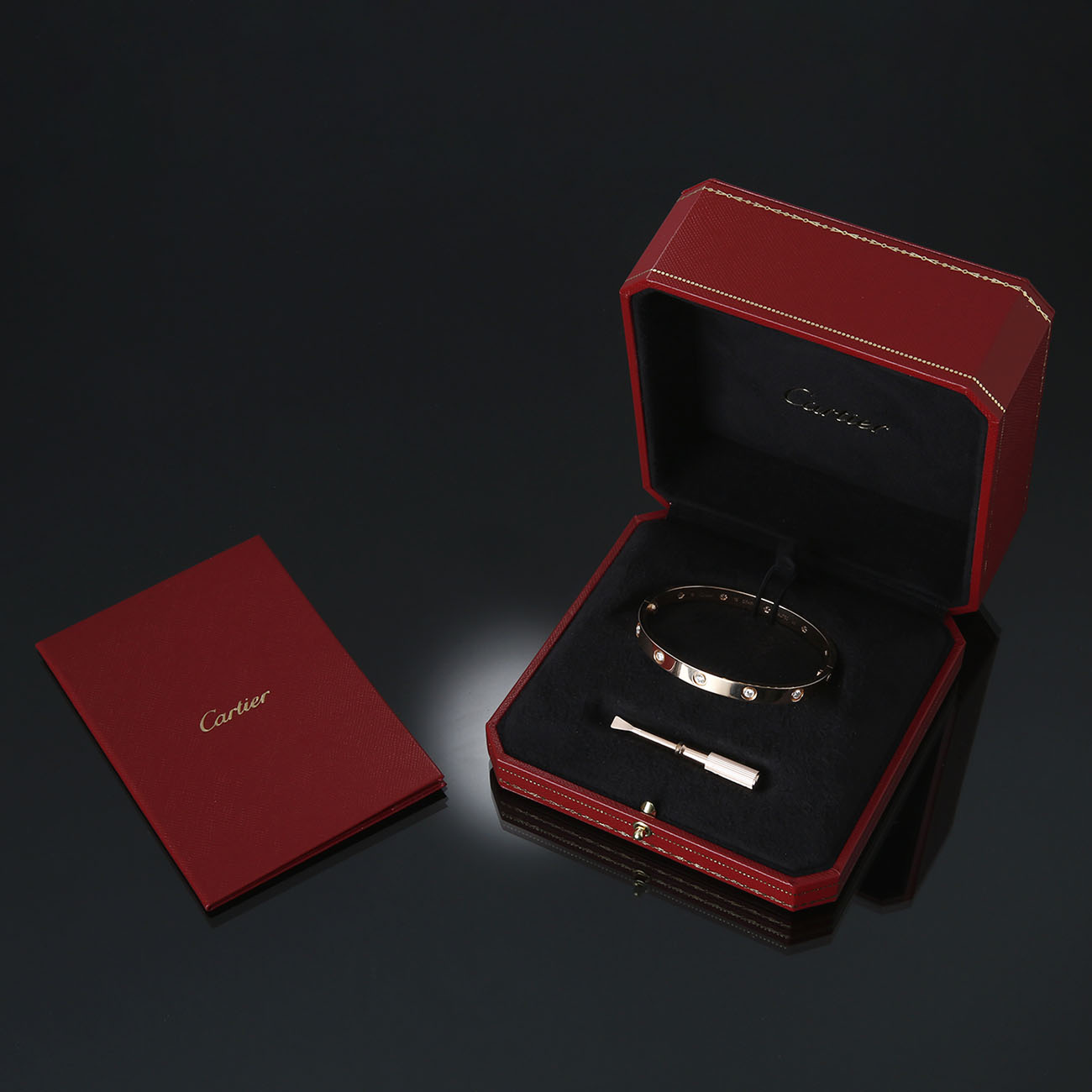 CARTIER(USED)까르띠에 러브 브레이슬릿 10P