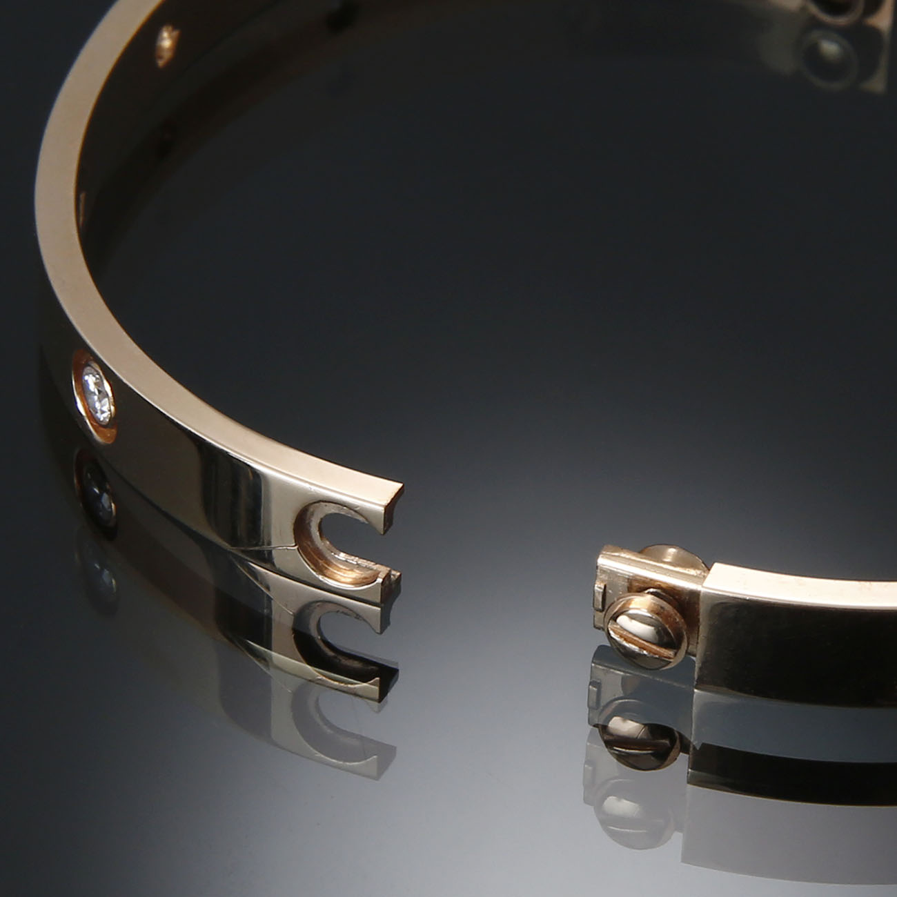 CARTIER(USED)까르띠에 러브 브레이슬릿 10P