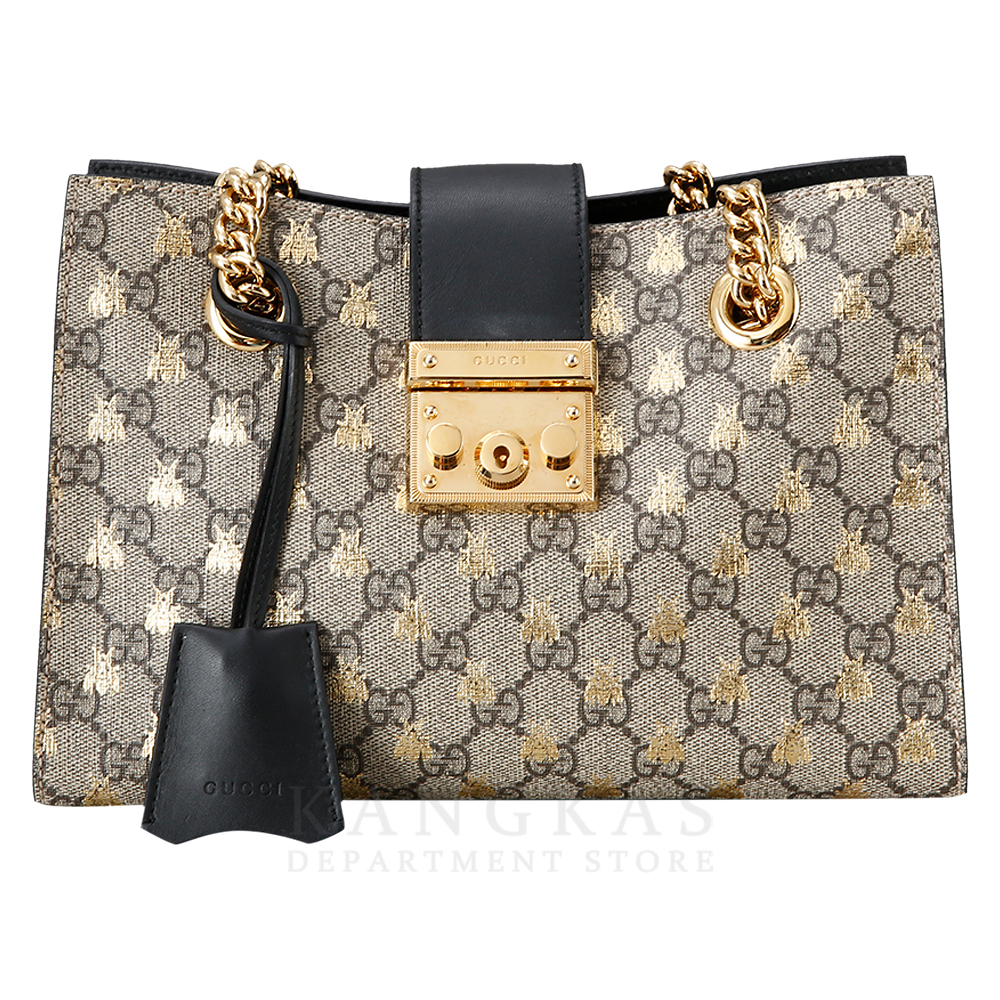 GUCCI(USED)구찌 498156 패드락 GG수프림 숄더백