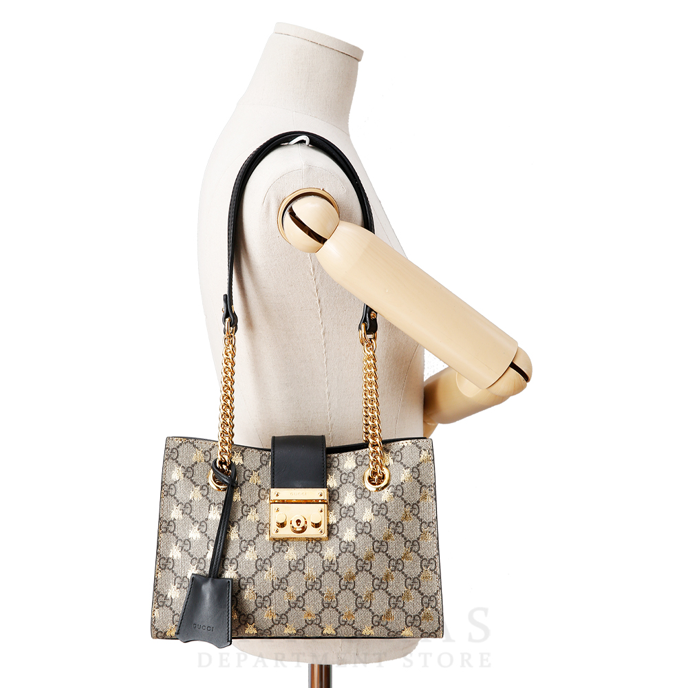 GUCCI(USED)구찌 498156 패드락 GG수프림 숄더백