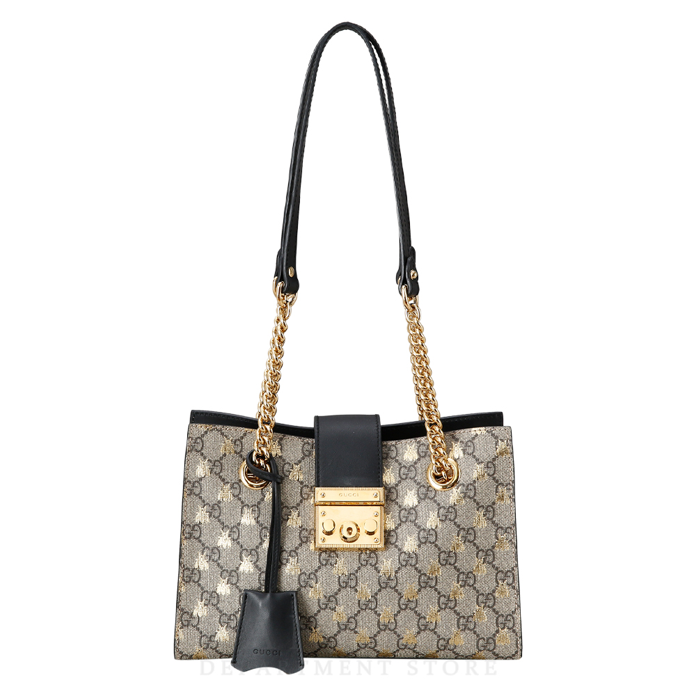 GUCCI(USED)구찌 498156 패드락 GG수프림 숄더백