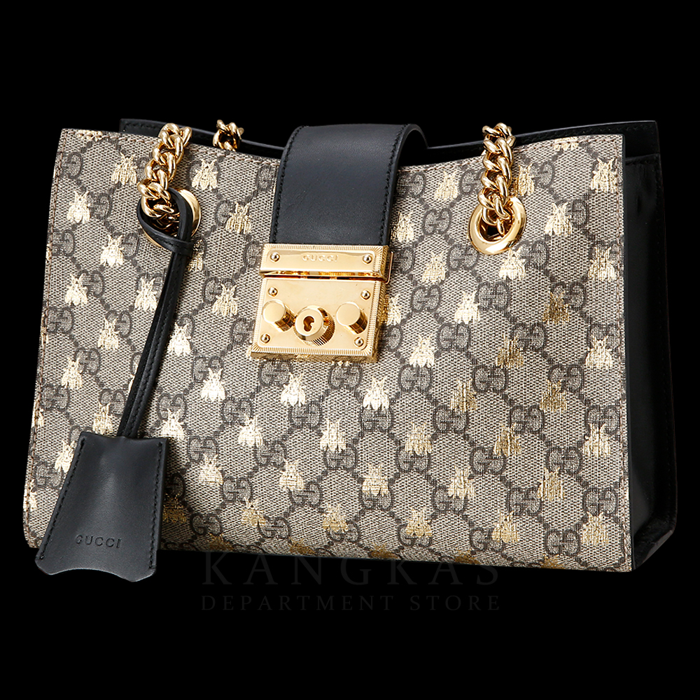 GUCCI(USED)구찌 498156 패드락 GG수프림 숄더백