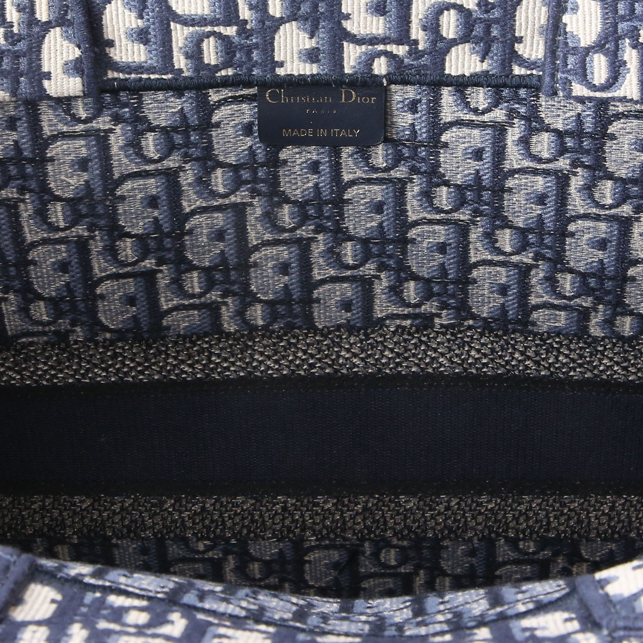 CHRISTIAN DIOR(USED)크리스찬디올 오블리크 북토트 라지