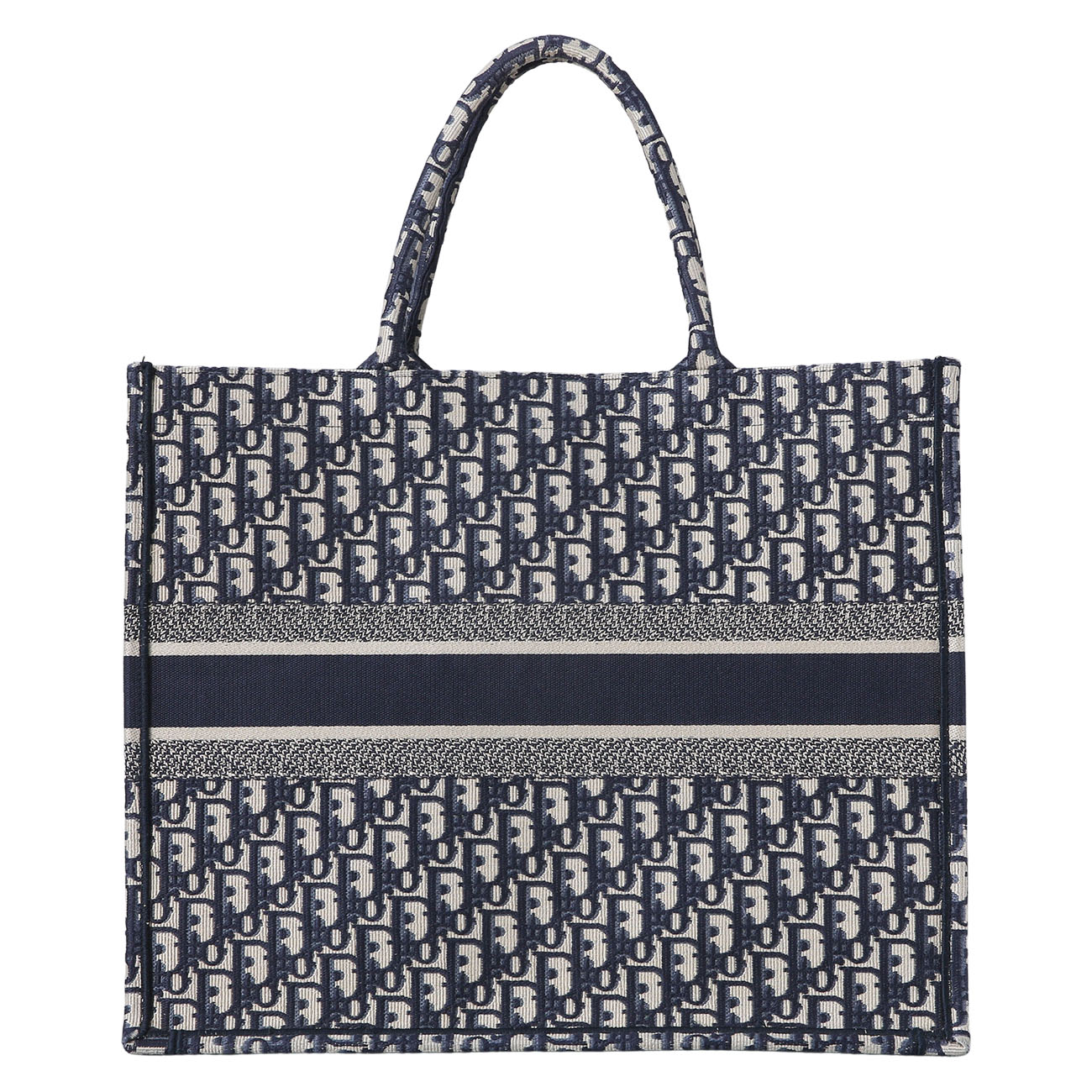 CHRISTIAN DIOR(USED)크리스찬디올 오블리크 북토트 라지