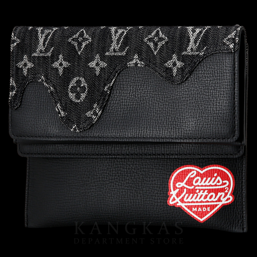 LOUIS VUITTON(USED)루이비통 시즌 데님 트리오 파우치 메신저백
