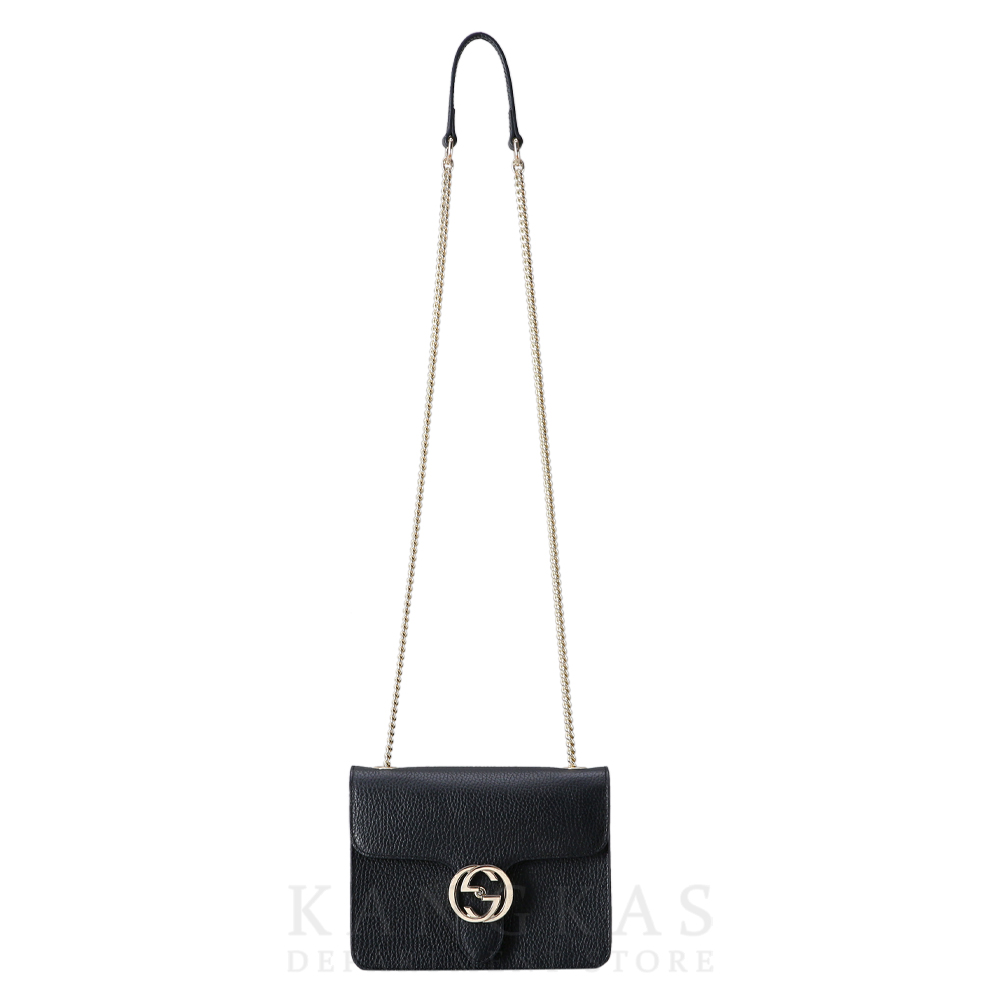 GUCCI(USED)구찌 510304 인터락킹 GG 체인 숄더백