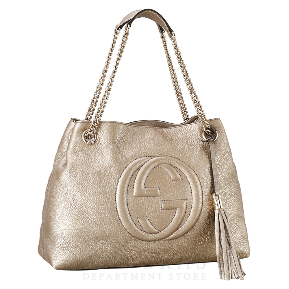 GUCCI(USED)구찌 308982 소호 테슬 체인 숄더백