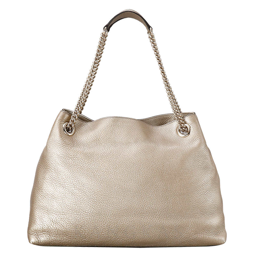 GUCCI(USED)구찌 308982 소호 테슬 체인 숄더백