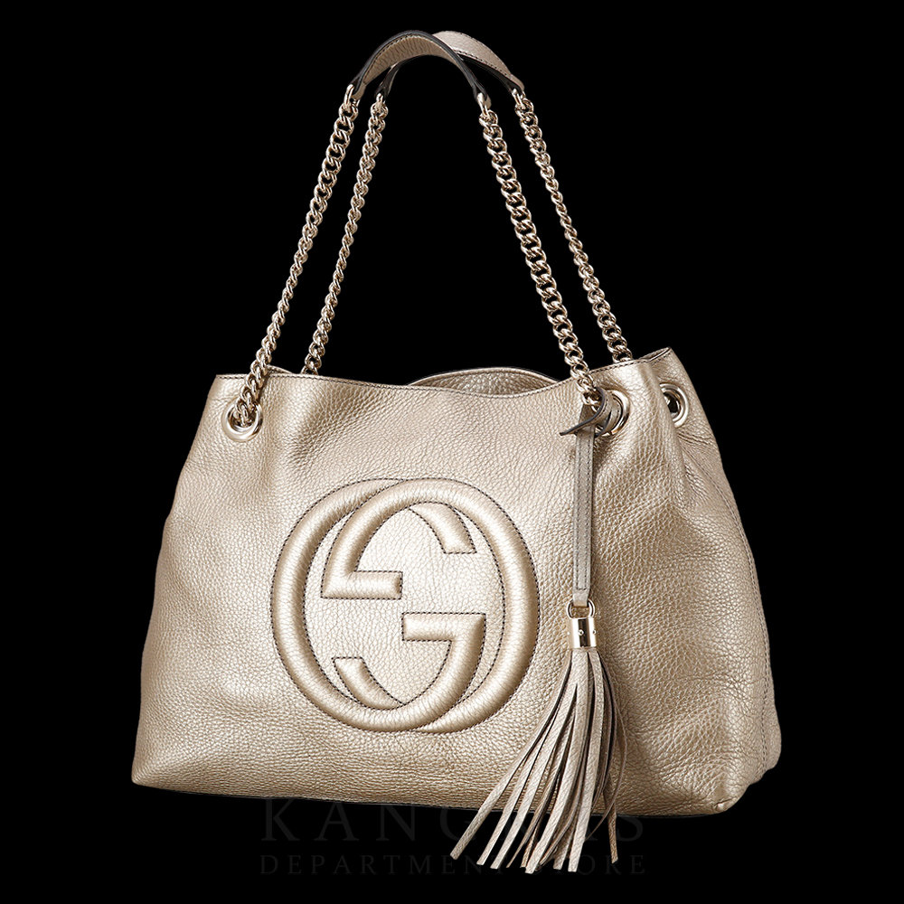 GUCCI(USED)구찌 308982 소호 테슬 체인 숄더백