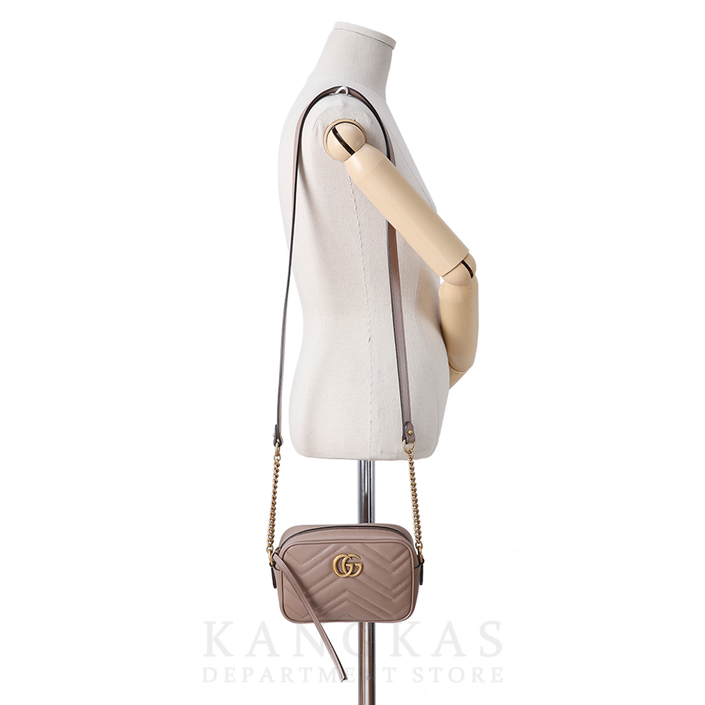 GUCCI(USED)구찌 448065 GG마몽 마틀라세 미니 카메라백