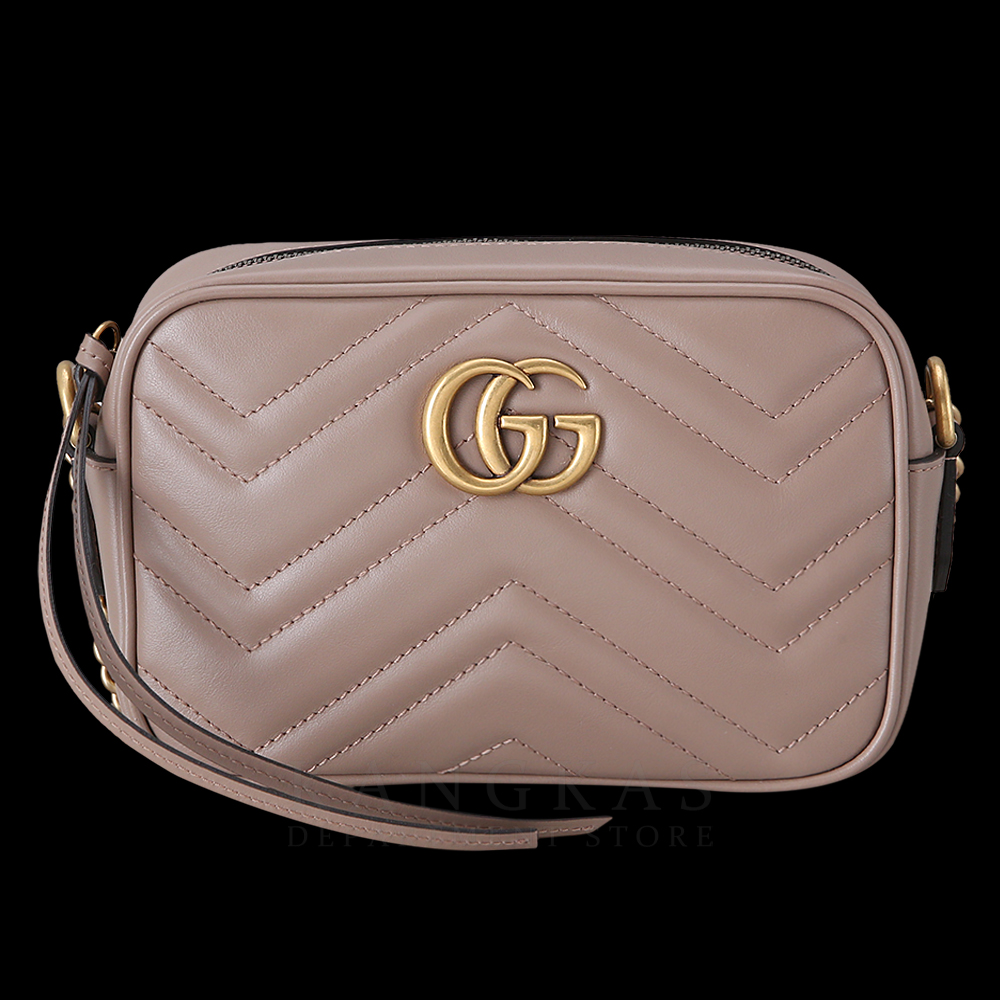GUCCI(USED)구찌 448065 GG마몽 마틀라세 미니 카메라백