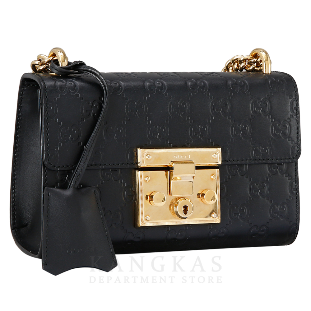 GUCCI(USED)구찌 409487 GG시그니처 시마 패드락 스몰