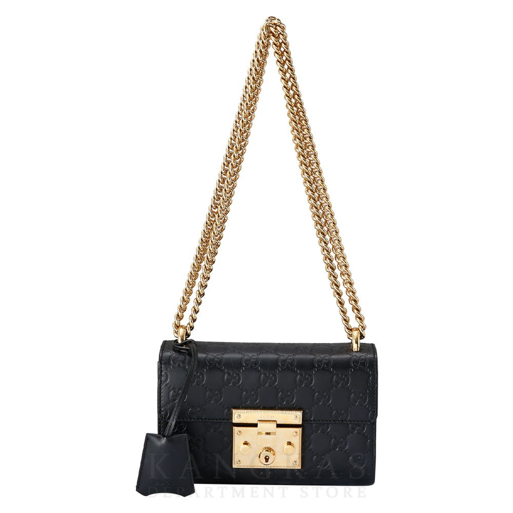 GUCCI(USED)구찌 409487 GG시그니처 시마 패드락 스몰