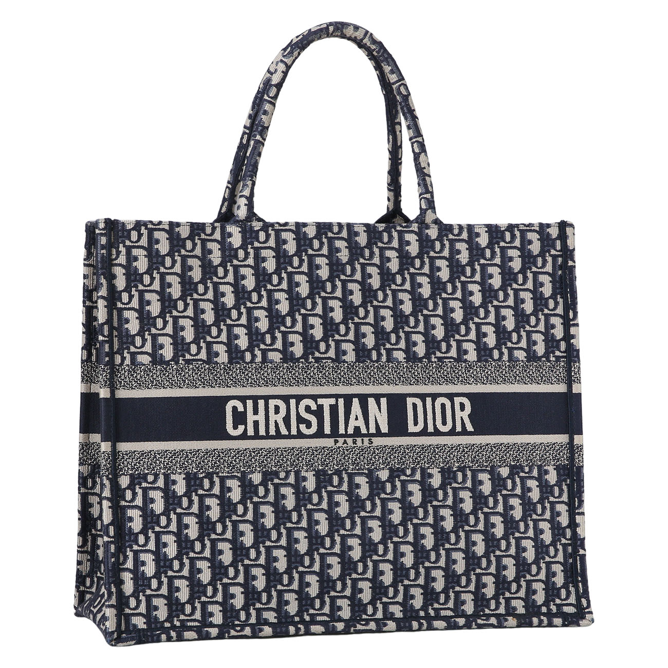 CHRISTIAN DIOR(USED)크리스찬디올 오블리크 북토트백