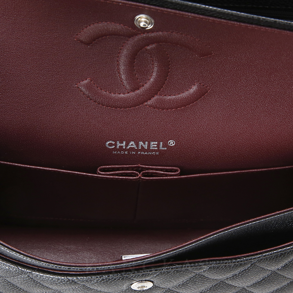 CHANEL(NEW)샤넬 클래식 캐비어 미듐 은장