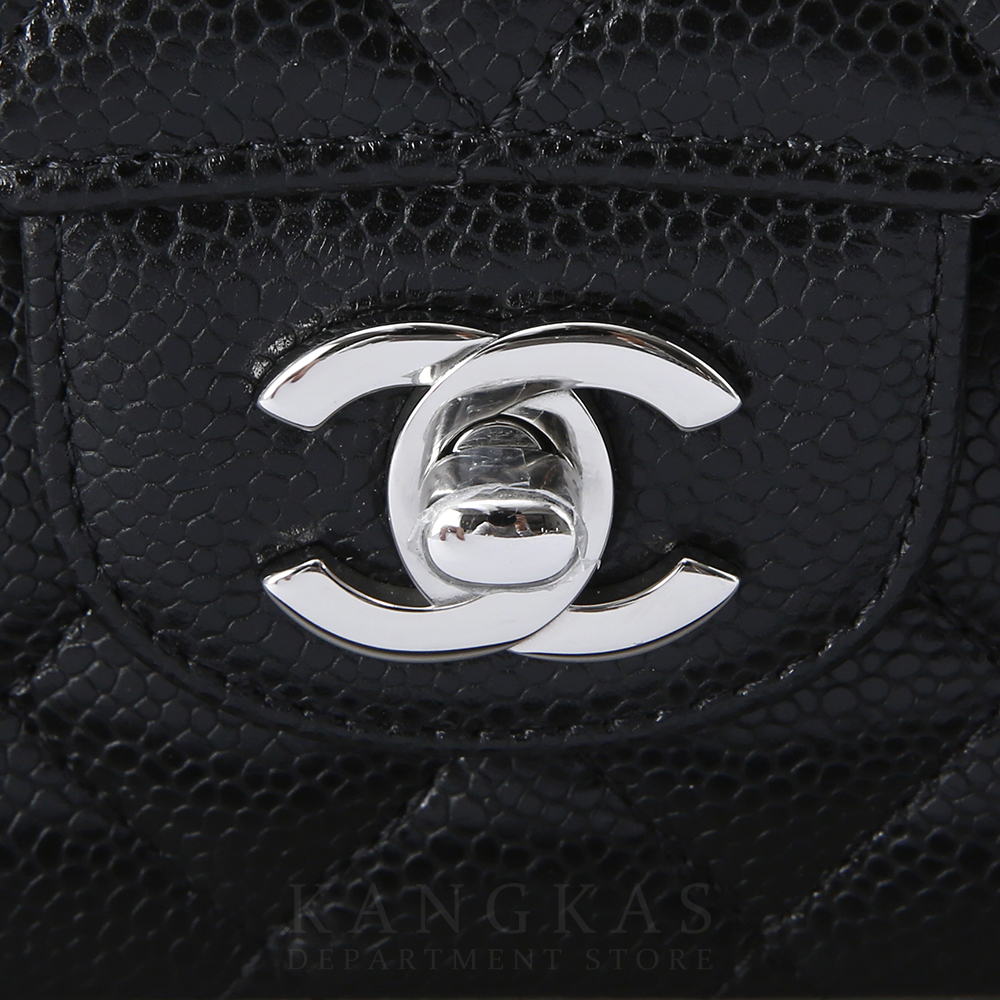 CHANEL(NEW)샤넬 클래식 캐비어 미듐 은장
