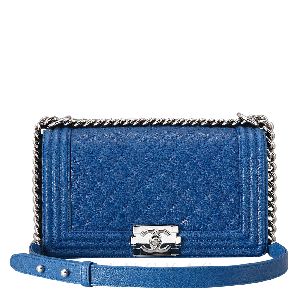 CHANEL(USED)샤넬 보이샤넬 캐비어 미듐