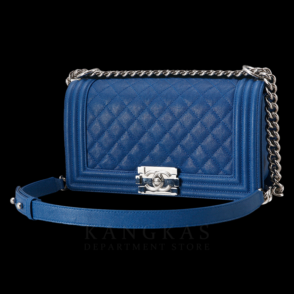 CHANEL(USED)샤넬 보이샤넬 캐비어 미듐
