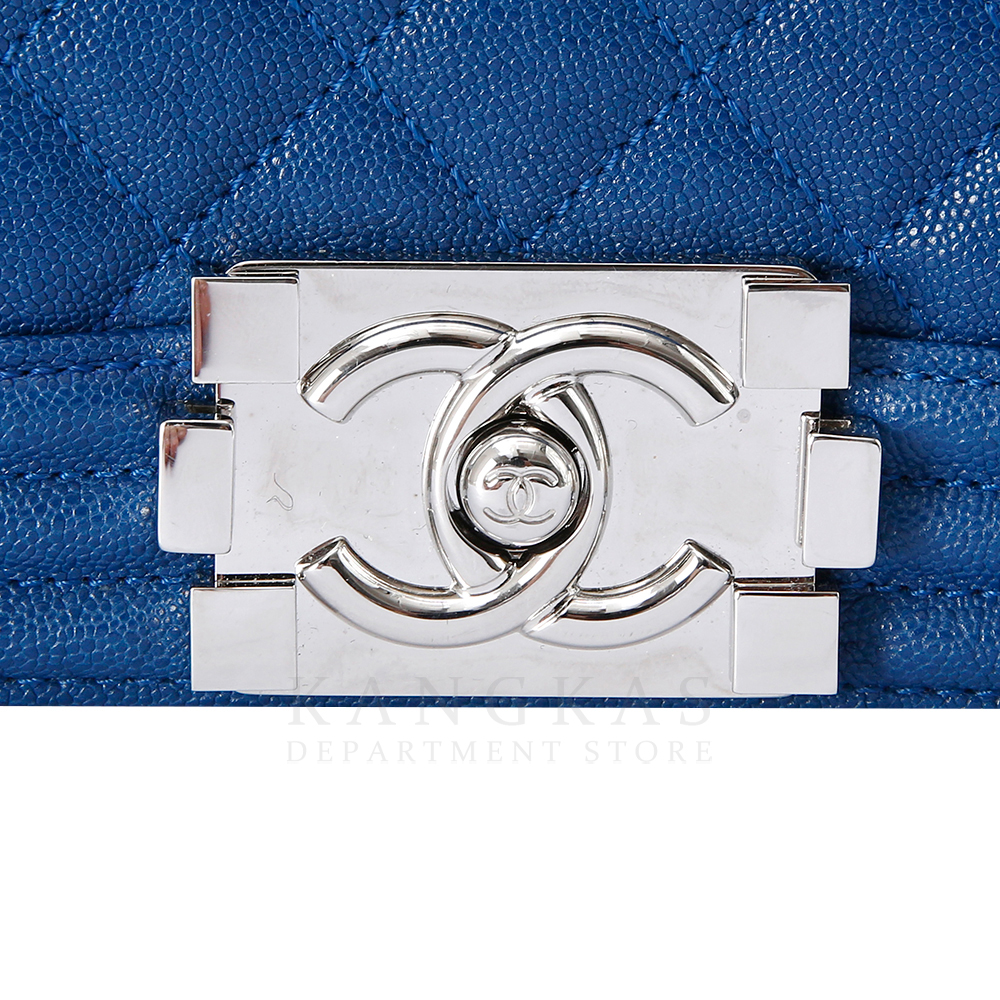 CHANEL(USED)샤넬 보이샤넬 캐비어 미듐
