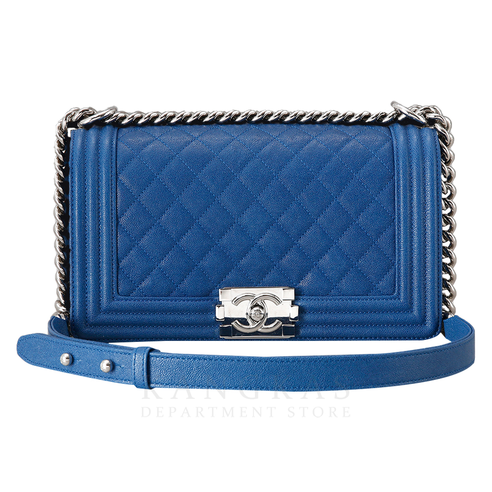 CHANEL(USED)샤넬 보이샤넬 캐비어 미듐