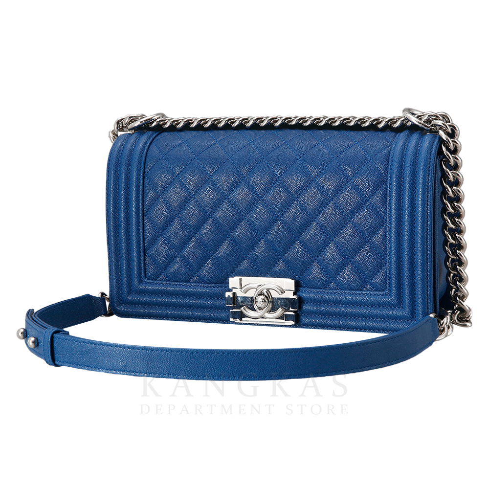 CHANEL(USED)샤넬 보이샤넬 캐비어 미듐