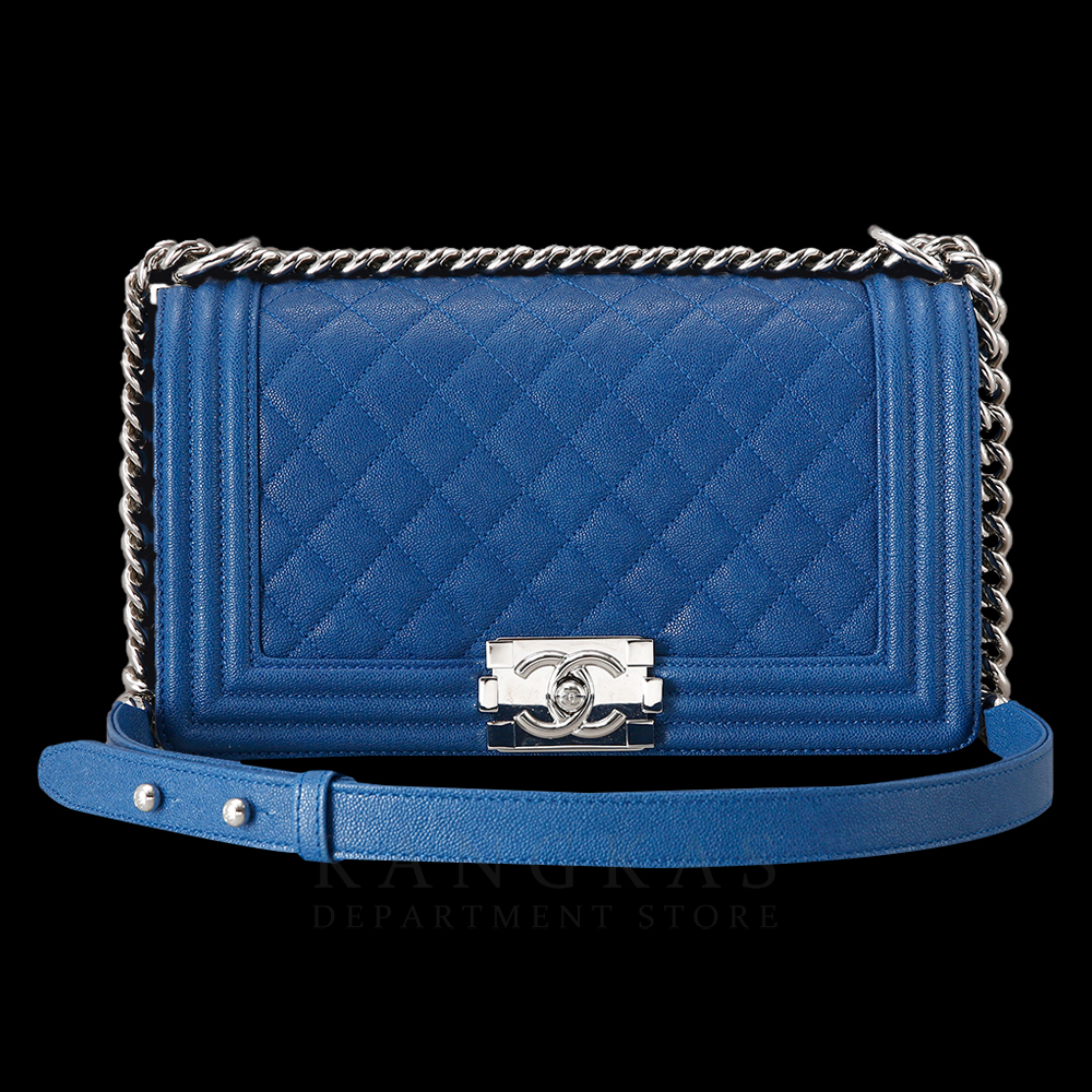 CHANEL(USED)샤넬 보이샤넬 캐비어 미듐
