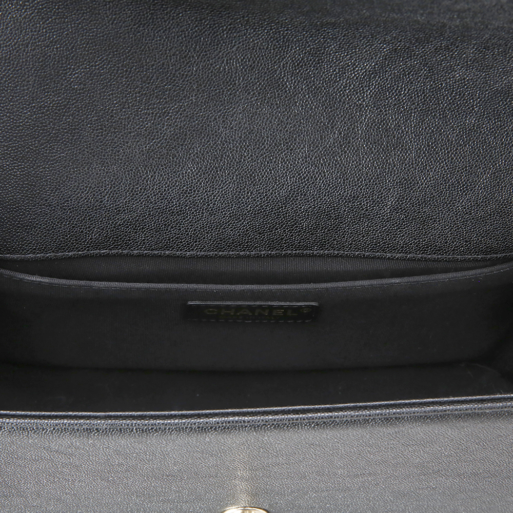 CHANEL(USED)샤넬 보이샤넬 캐비어 쉐브론 미듐