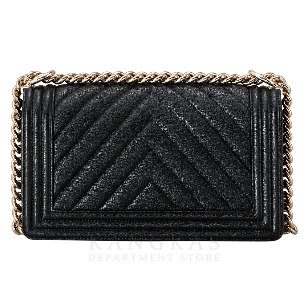 CHANEL(USED)샤넬 보이샤넬 캐비어 쉐브론 미듐