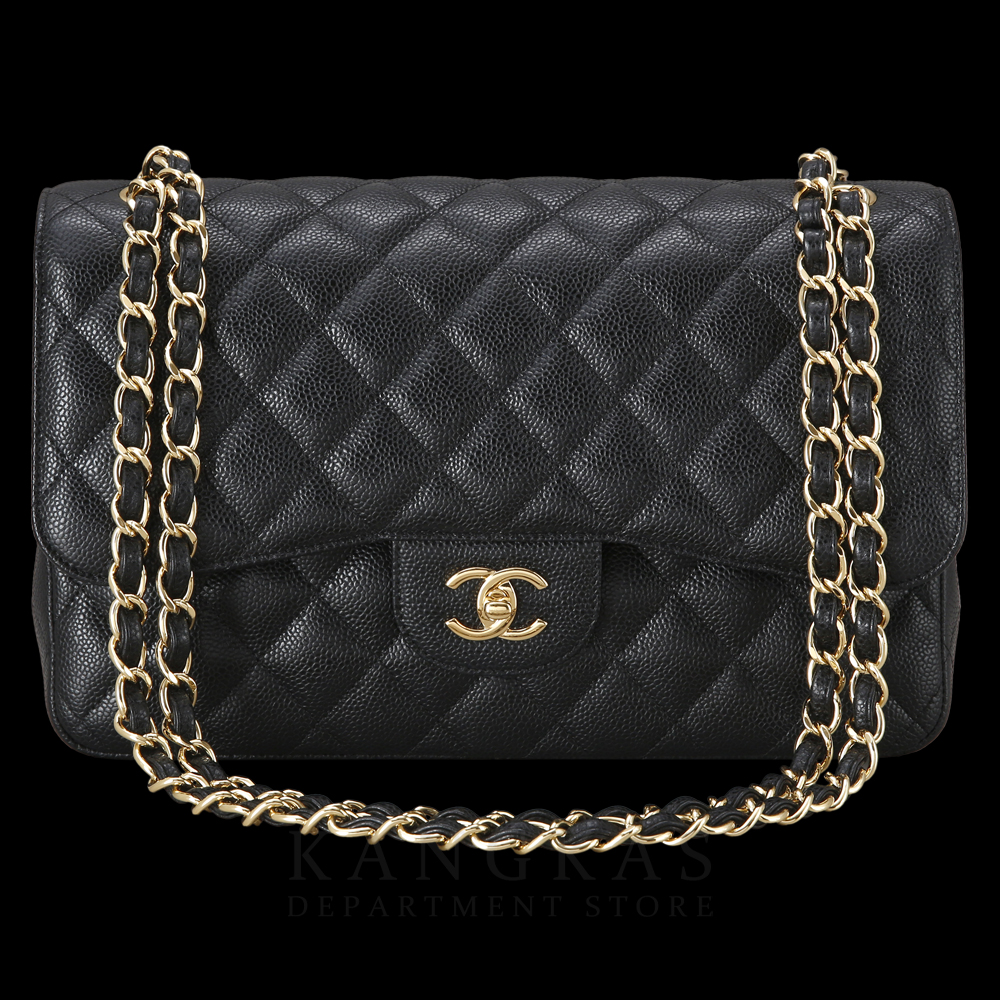 CHANEL(NEW)샤넬 클래식 캐비어 라지 금장