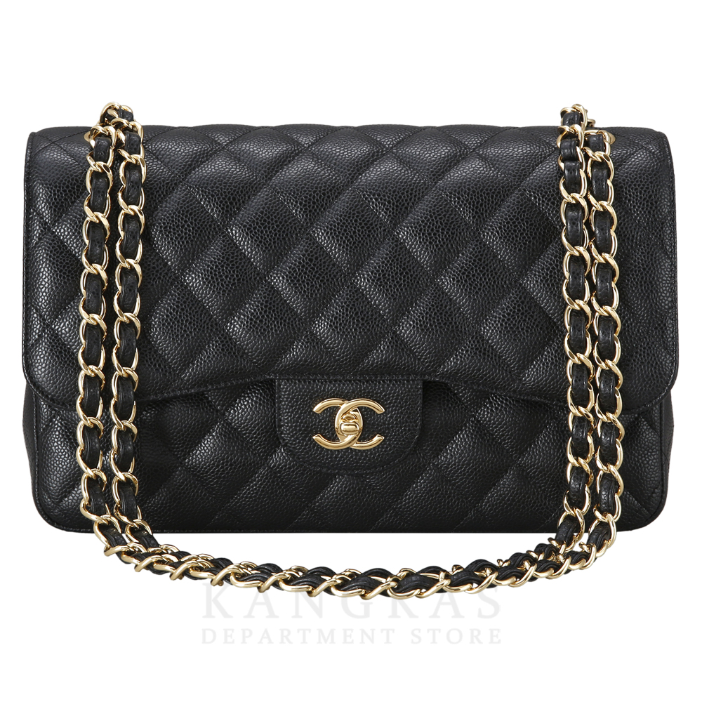 CHANEL(NEW)샤넬 클래식 캐비어 라지 금장
