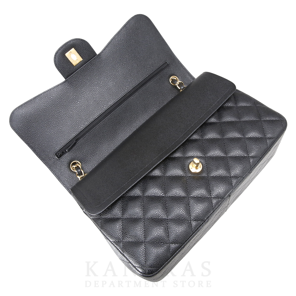 CHANEL(NEW)샤넬 클래식 캐비어 라지 금장
