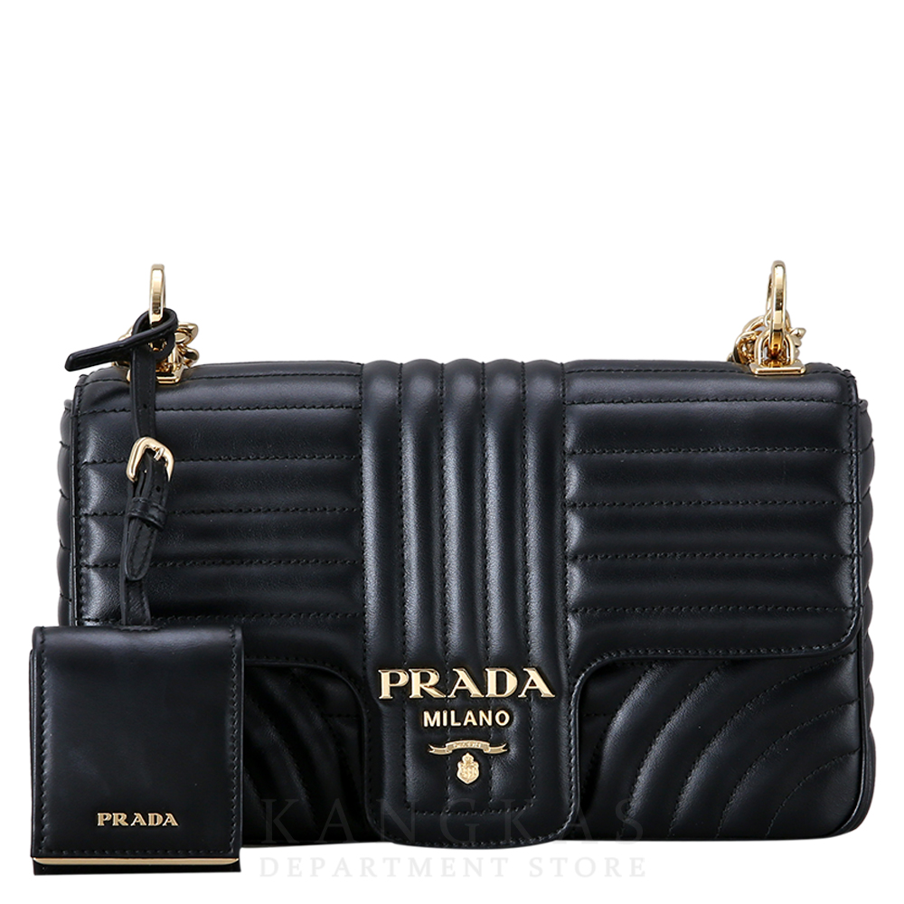 PRADA(USED)프라다 1BD108 다이아그램 체인 숄더백