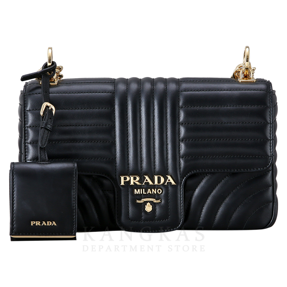 PRADA(USED)프라다 1BD108 다이아그램 체인 숄더백