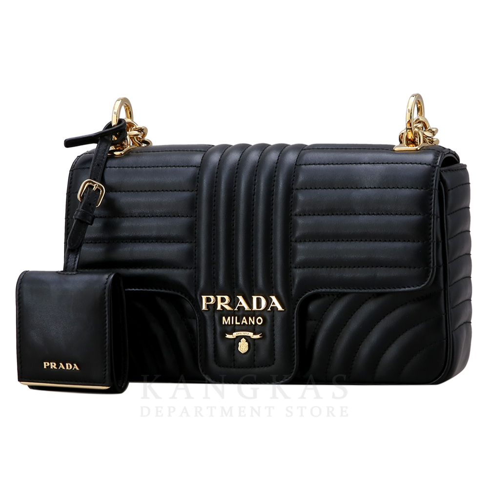 PRADA(USED)프라다 1BD108 다이아그램 체인 숄더백