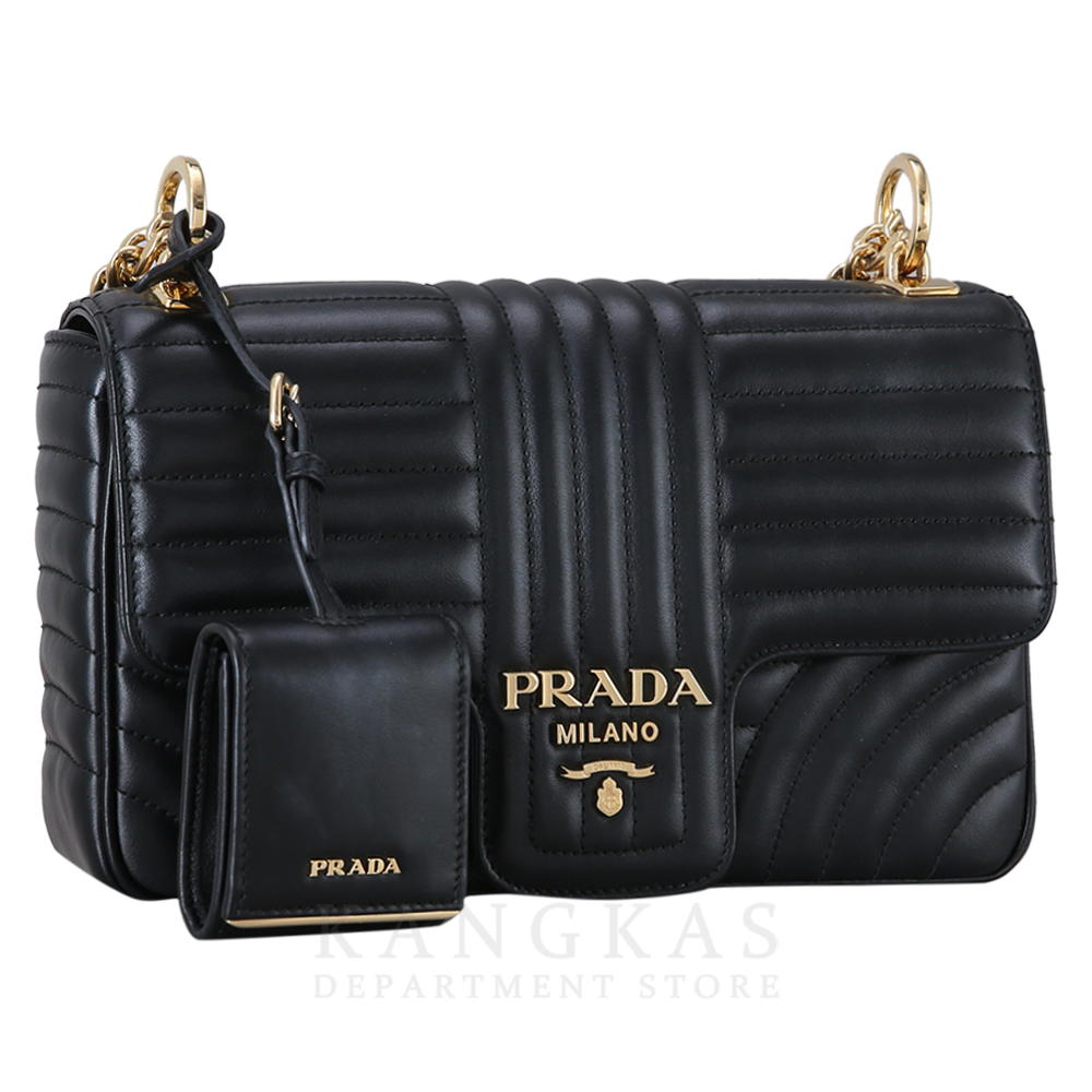 PRADA(USED)프라다 1BD108 다이아그램 체인 숄더백