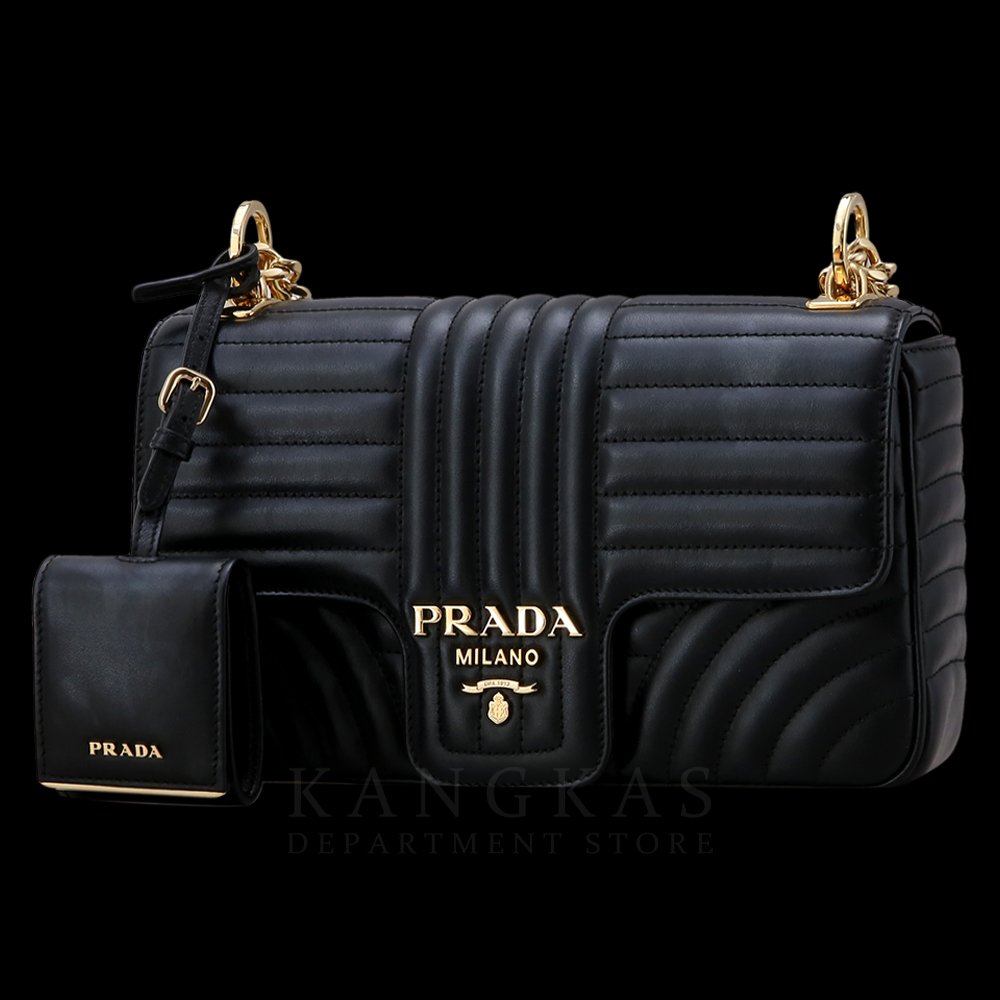 PRADA(USED)프라다 1BD108 다이아그램 체인 숄더백