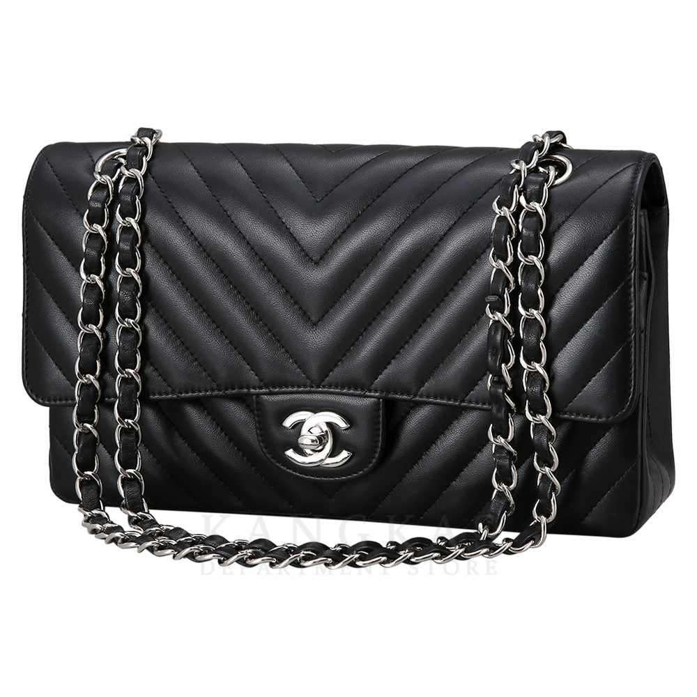CHANEL(USED)샤넬 클래식 플랩백 쉐브론 미듐