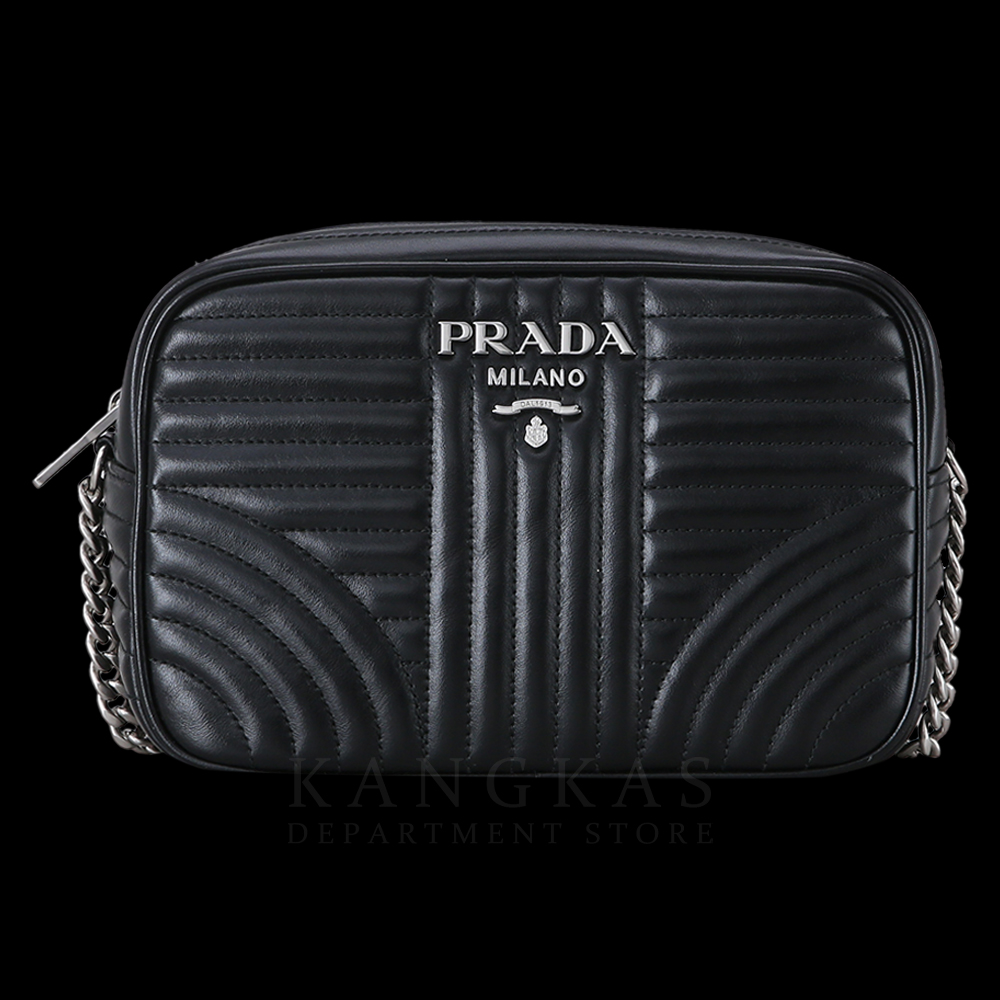 PRADA(USED)프라다 1BH083 다이아그램 카메라백