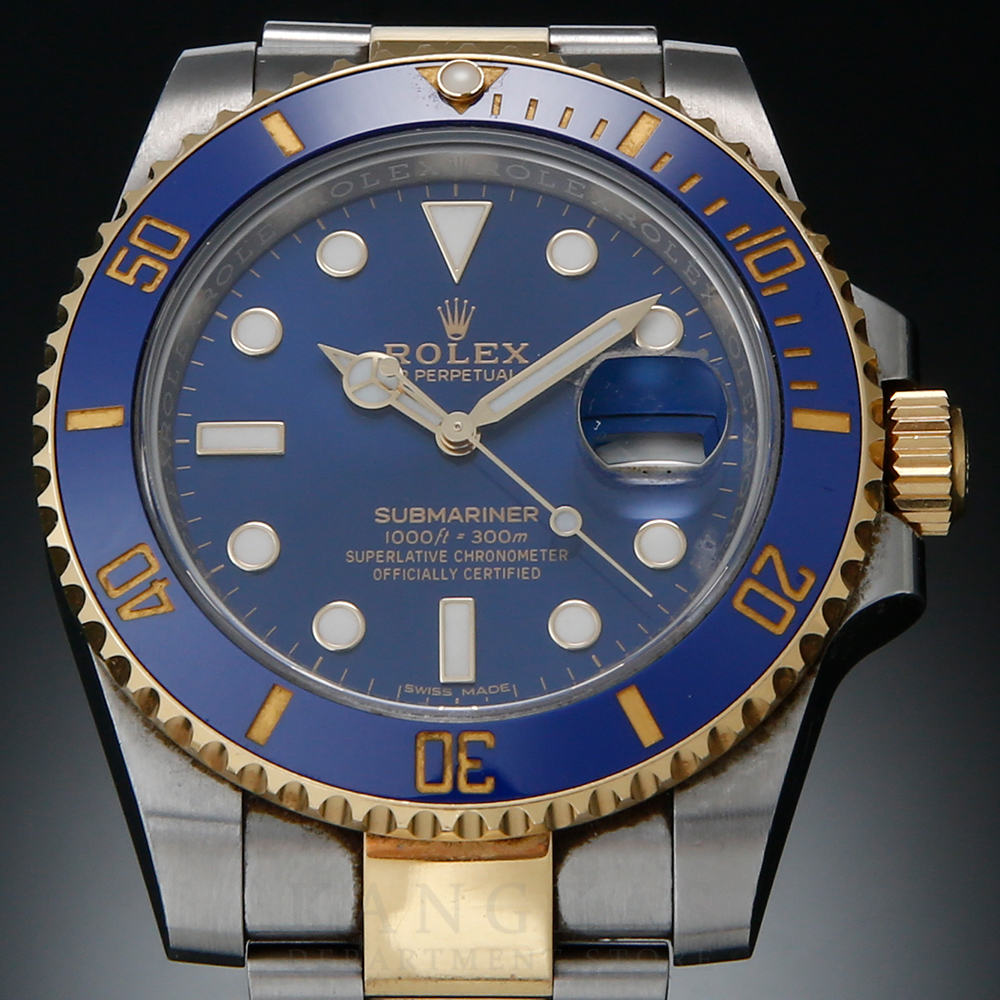 ROLEX(USED)로렉스 서브마리너 콤비 청판 116613LB