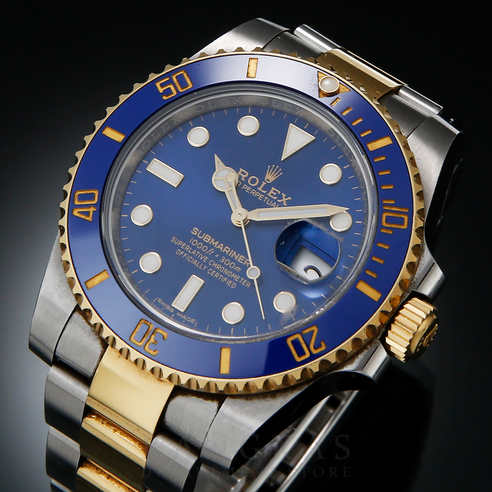 ROLEX(USED)로렉스 서브마리너 콤비 청판 116613LB