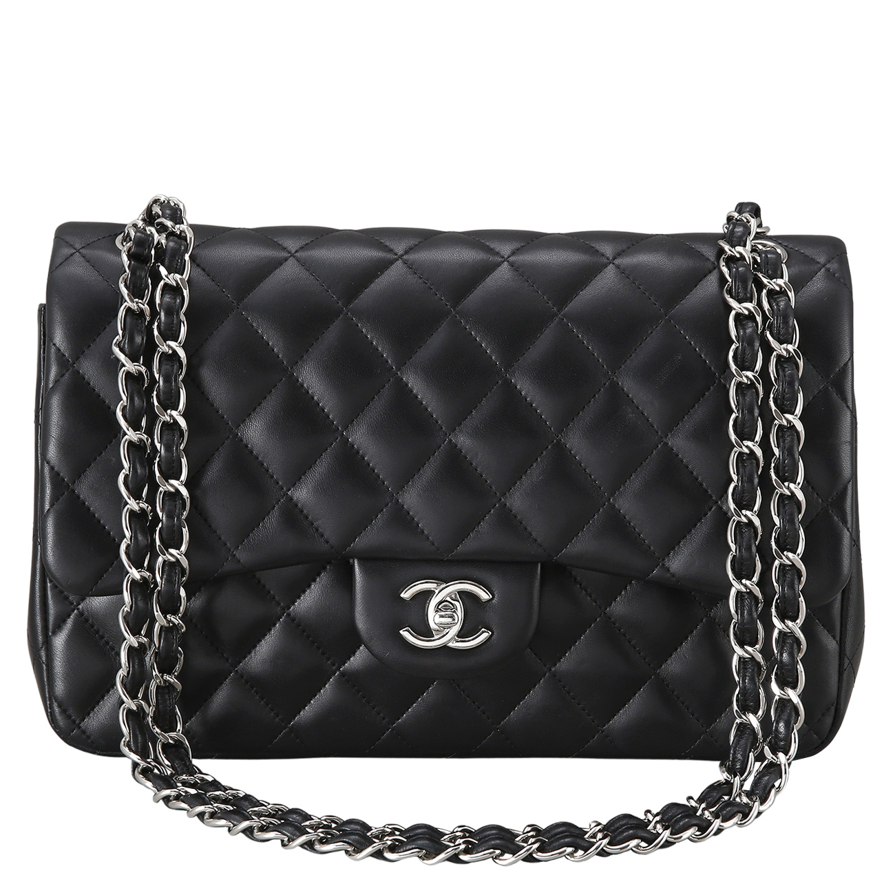 CHANEL(USED)샤넬 클래식 플랩백 램스킨 라지