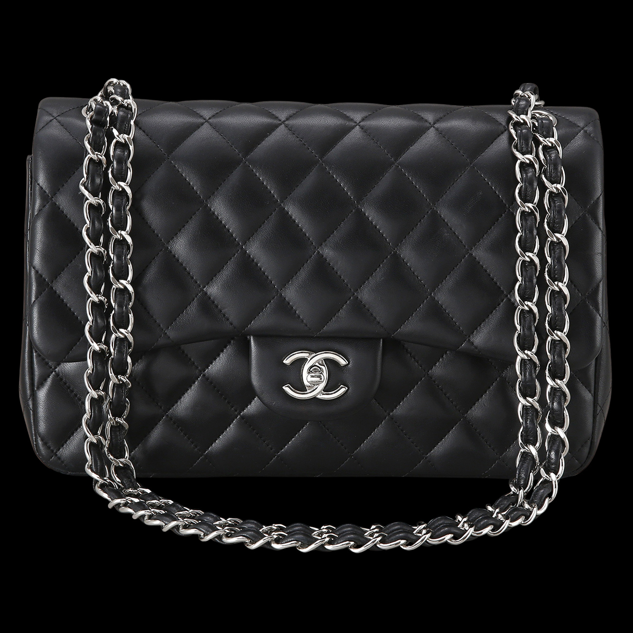 CHANEL(USED)샤넬 클래식 플랩백 램스킨 라지
