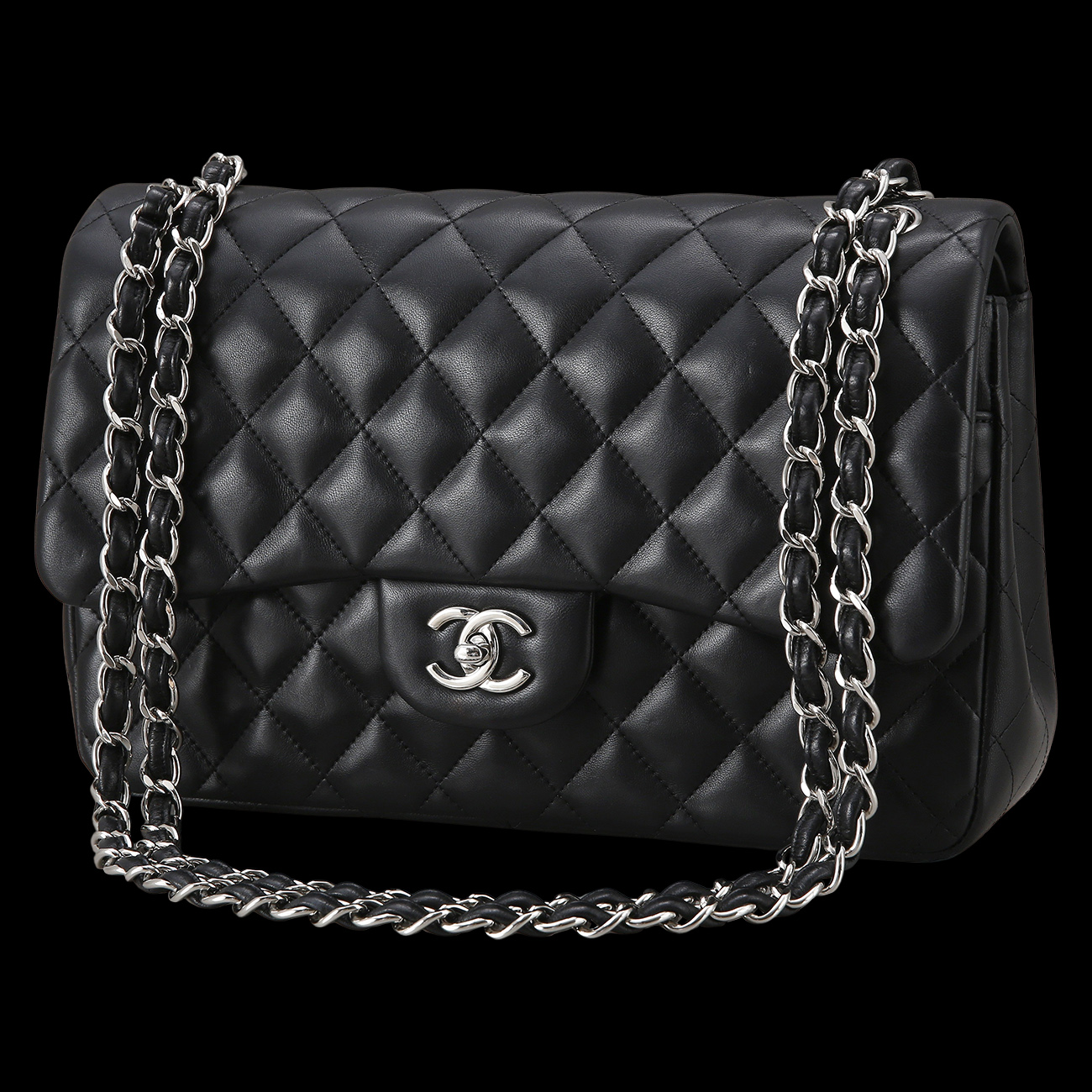 CHANEL(USED)샤넬 클래식 플랩백 램스킨 라지
