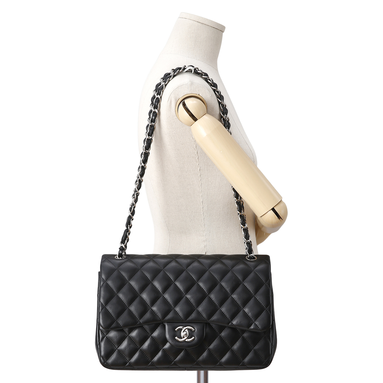 CHANEL(USED)샤넬 클래식 플랩백 램스킨 라지