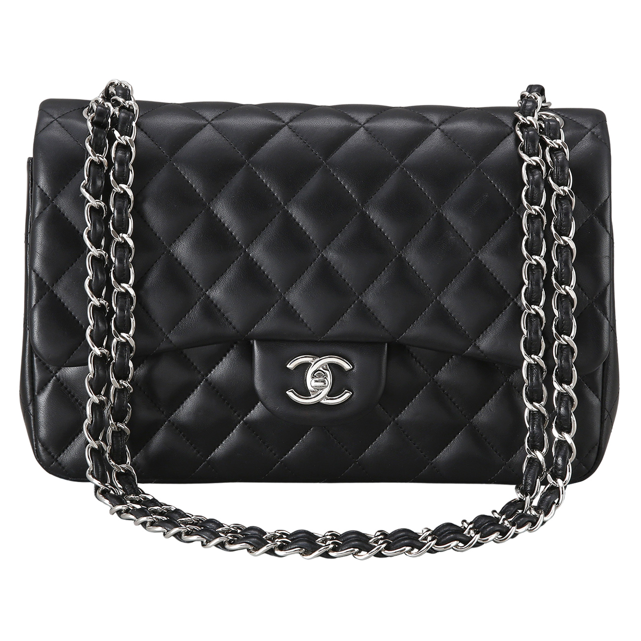 CHANEL(USED)샤넬 클래식 플랩백 램스킨 라지
