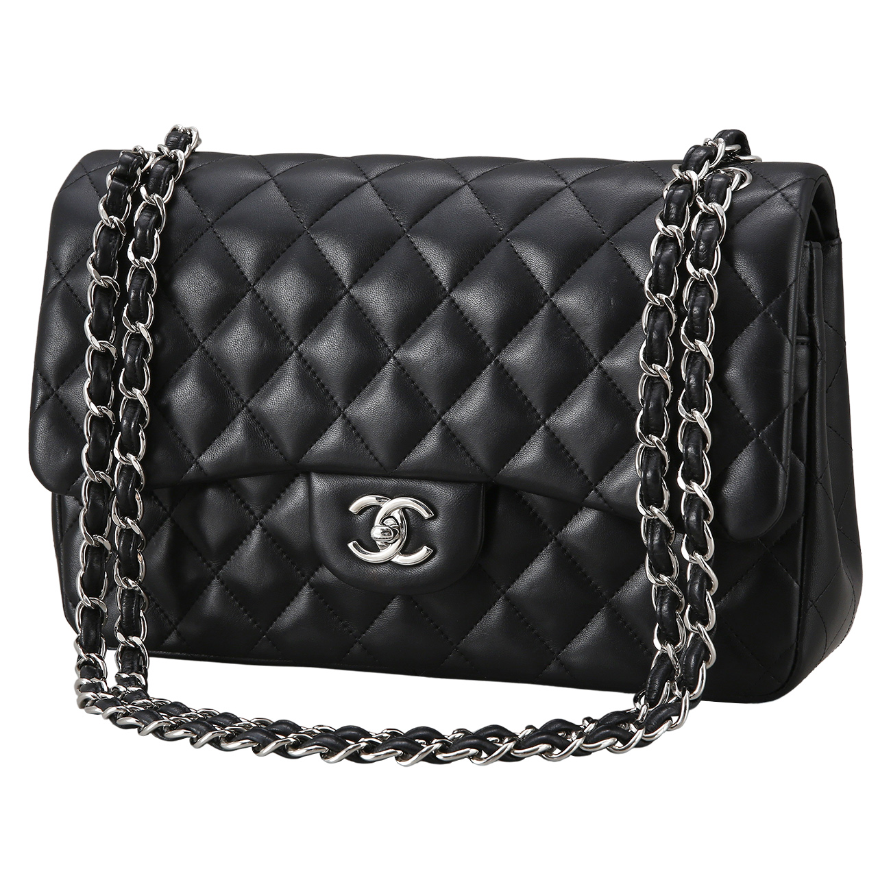 CHANEL(USED)샤넬 클래식 플랩백 램스킨 라지