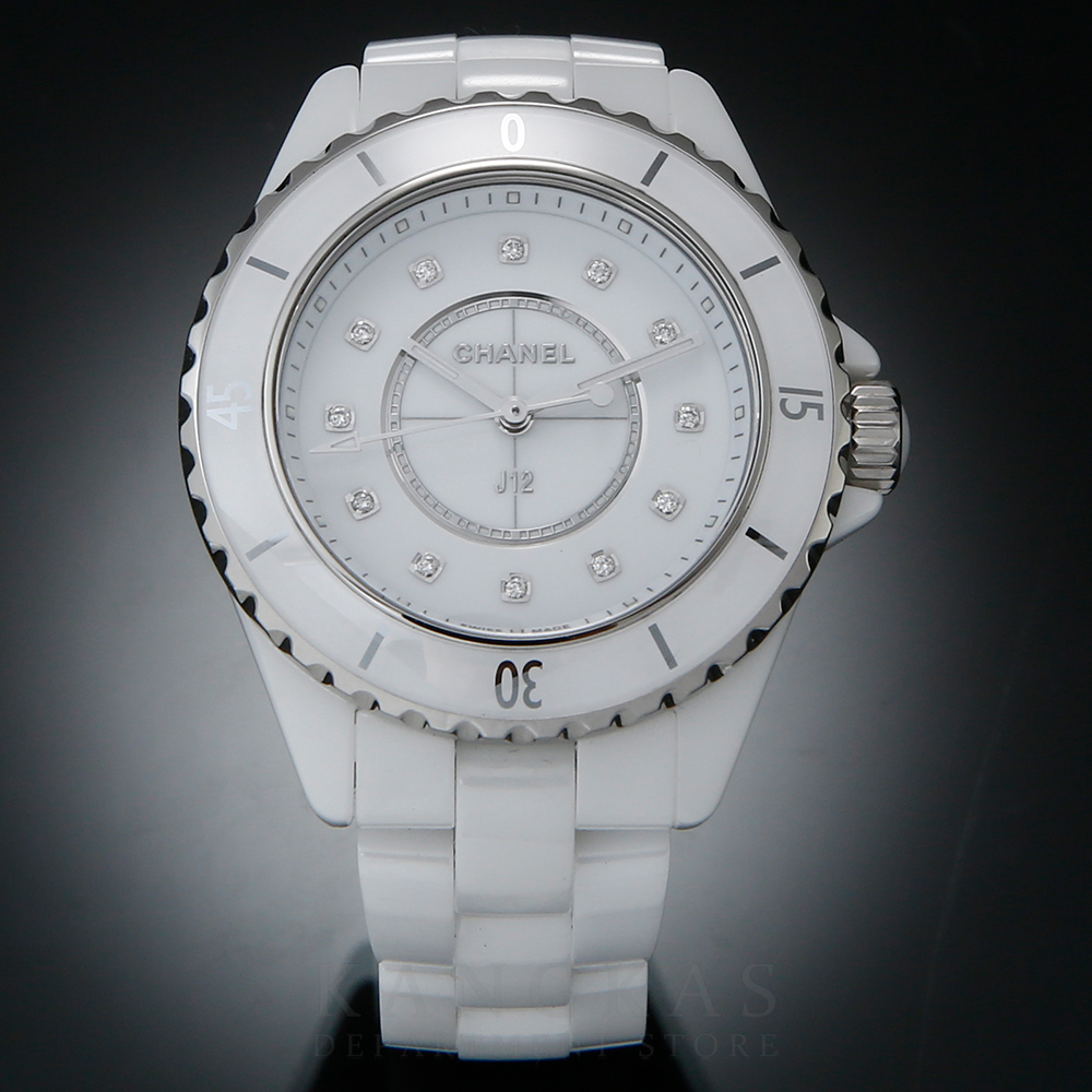 CHANEL(USED)샤넬 J12 화이트 세라믹 12P