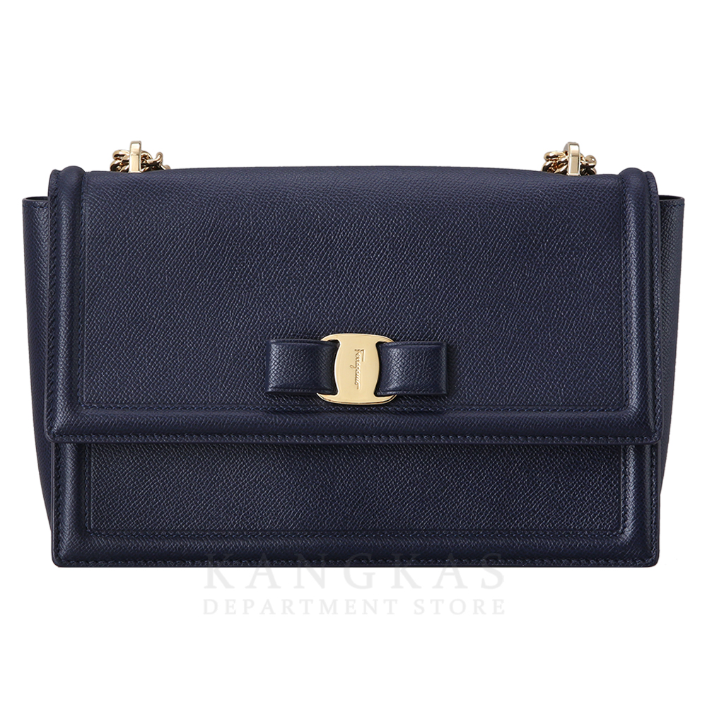 FERRAGAMO(USED)페레가모 바라리본 체인 숄더백