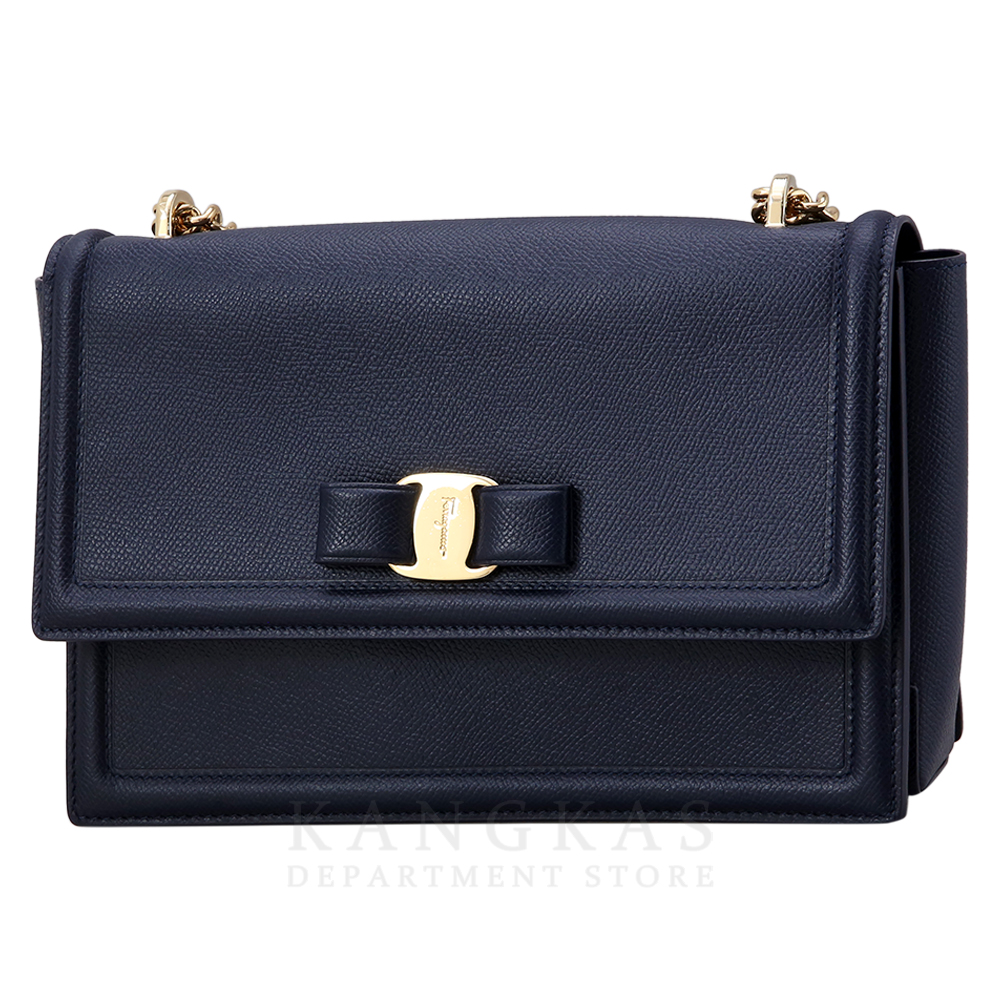 FERRAGAMO(USED)페레가모 바라리본 체인 숄더백